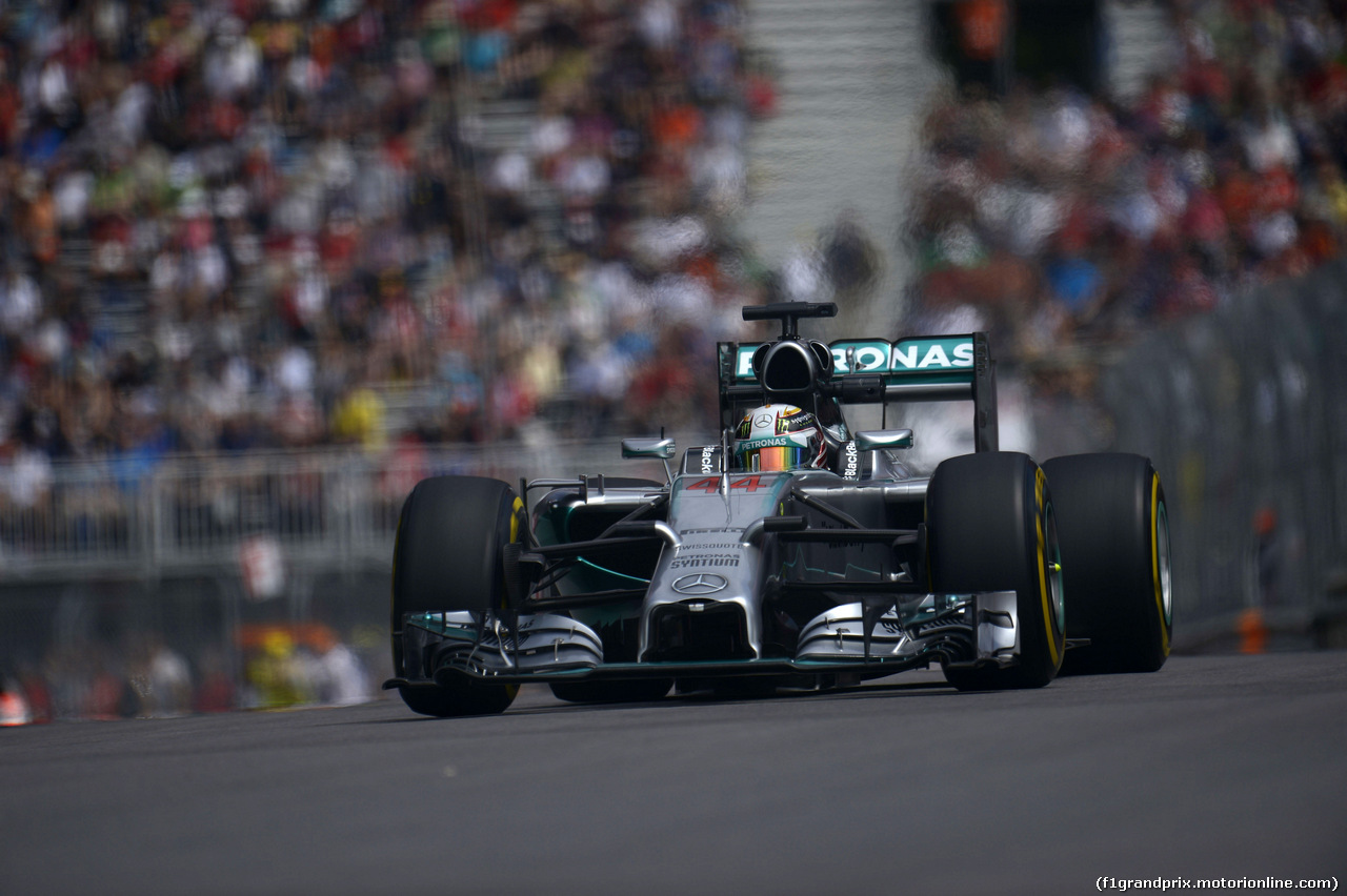 GP CANADA, 06.06.2014- Prove Libere 2, Lewis Hamilton (GBR) Mercedes AMG F1 W05