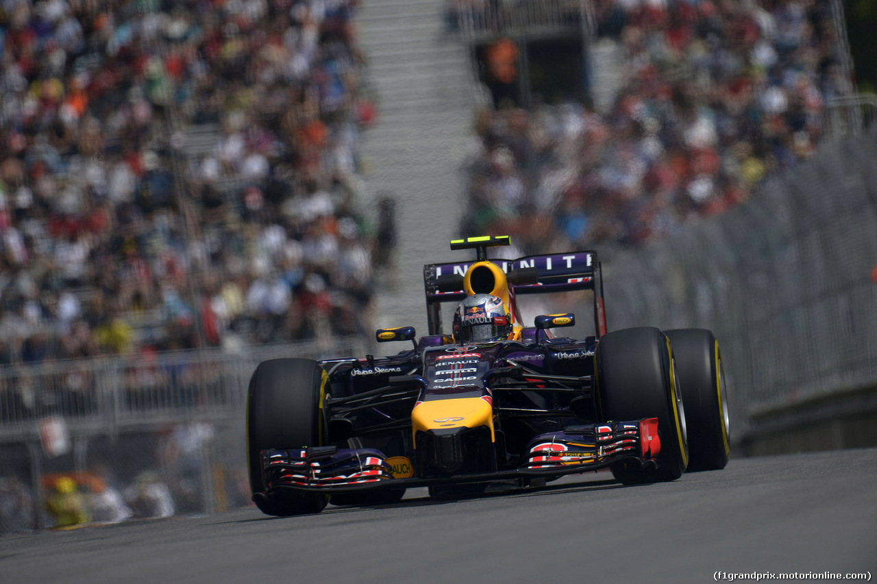 GP CANADA, 06.06.2014- Prove Libere 2, Daniel Ricciardo (AUS) Red Bull Racing RB10
