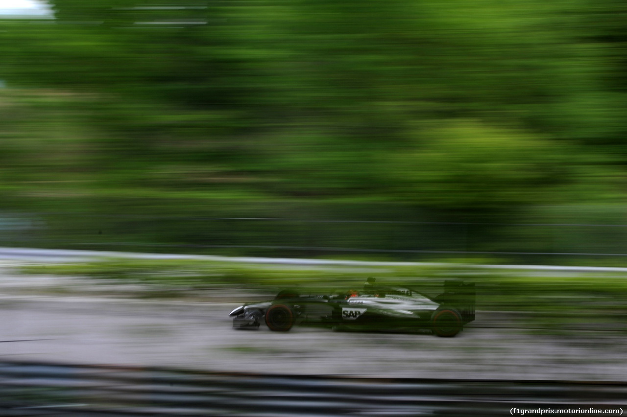 GP CANADA, 06.06.2014- Prove Libere 2, Jenson Button (GBR) McLaren Mercedes MP4-29