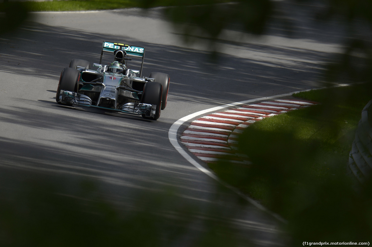 GP CANADA, 06.06.2014- Prove Libere 2, Nico Rosberg (GER) Mercedes AMG F1 W05