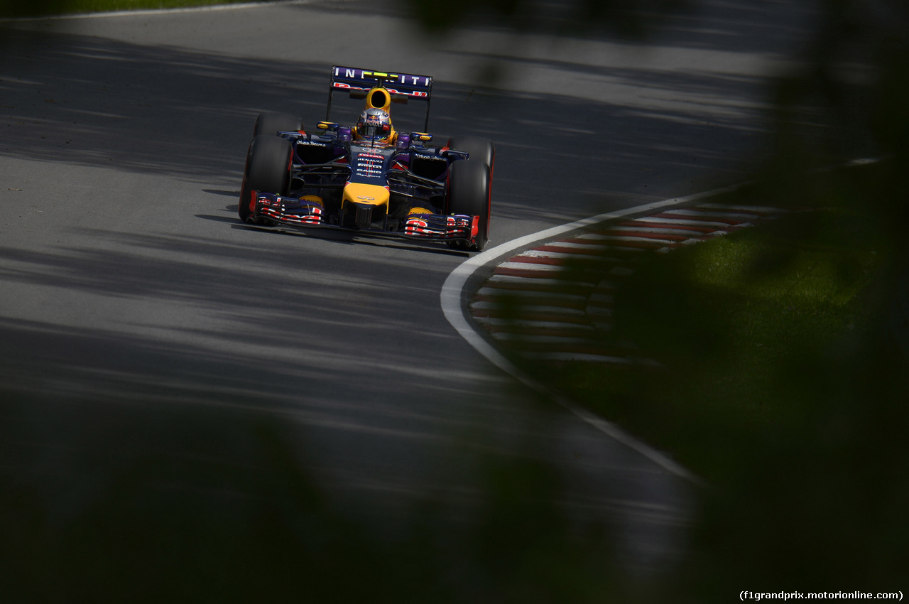 GP CANADA, 06.06.2014- Prove Libere 2,Daniel Ricciardo (AUS) Red Bull Racing RB10