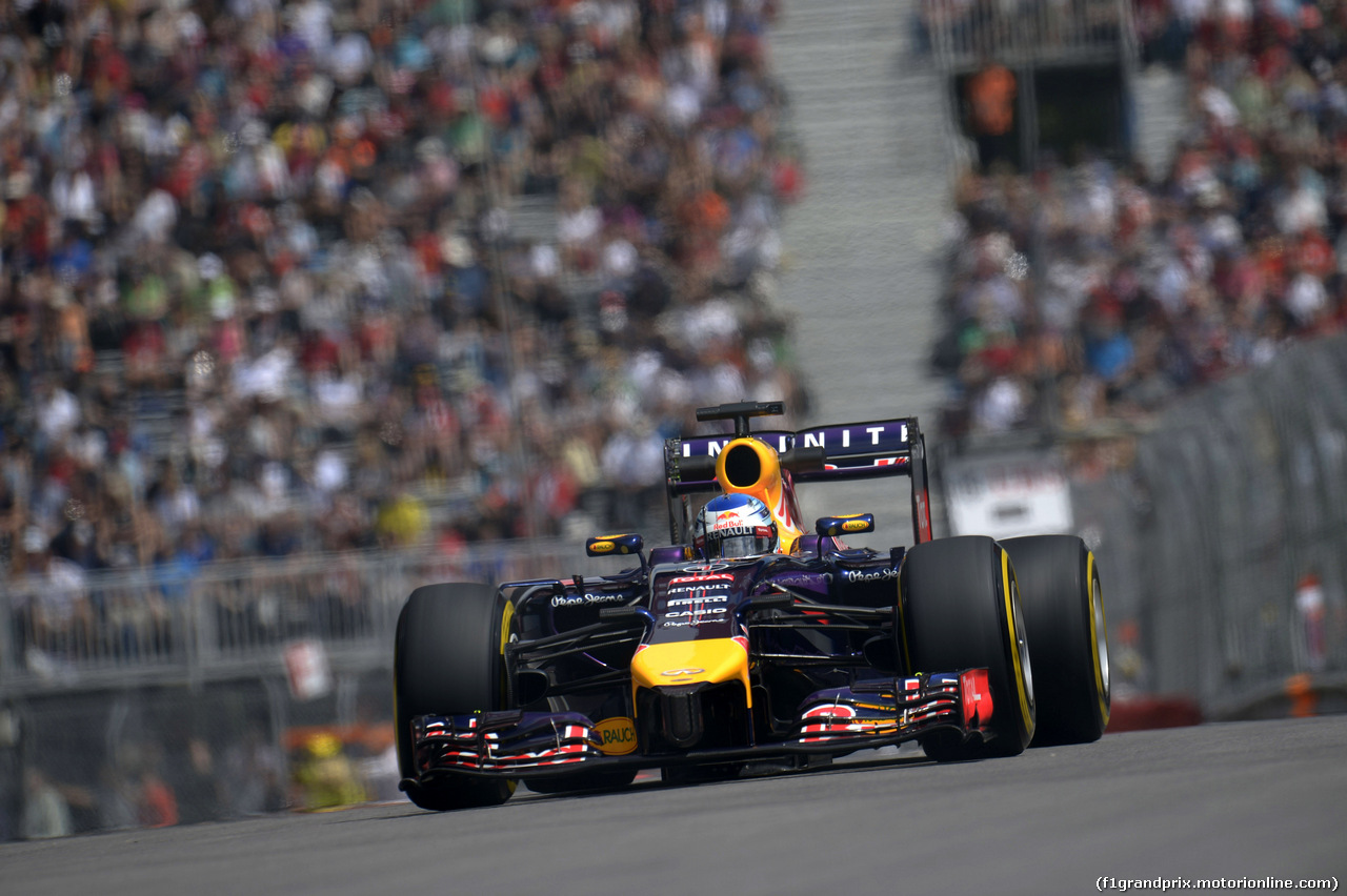 GP CANADA, 06.06.2014- Prove Libere 2, Sebastian Vettel (GER) Red Bull Racing RB10
