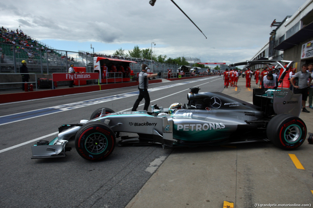 GP CANADA, 06.06.2014- Prove Libere 2, Lewis Hamilton (GBR) Mercedes AMG F1 W05