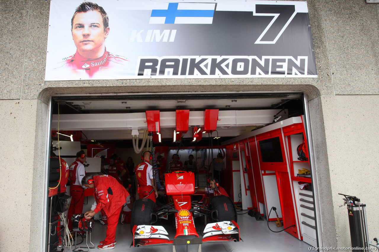 GP CANADA, 06.06.2014- Prove Libere 2, Kimi Raikkonen (FIN) Ferrari F14-T