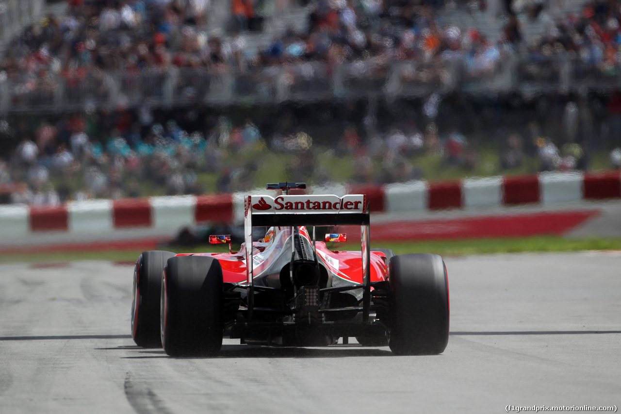 GP CANADA, 06.06.2014- Prove Libere 2, Fernando Alonso (ESP) Ferrari F14-T