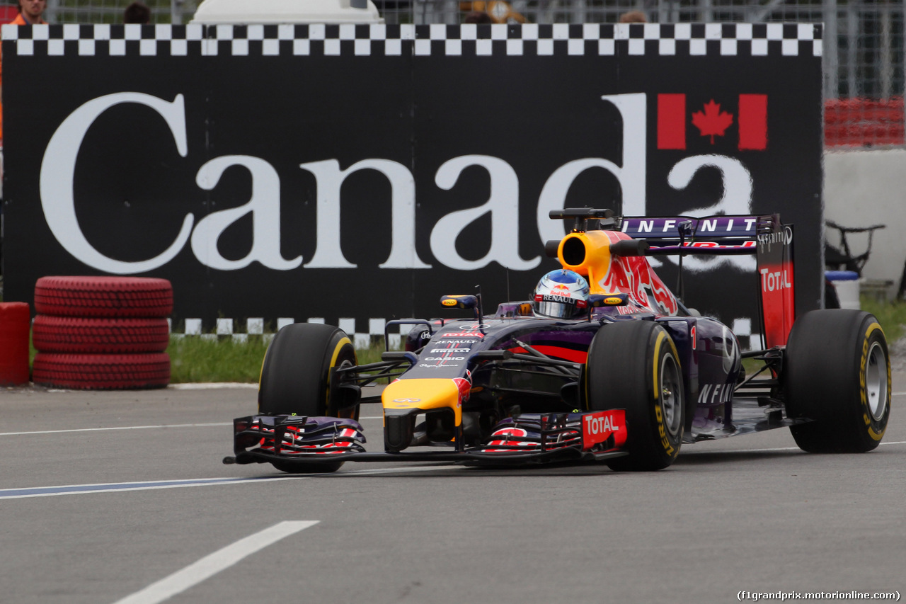 GP CANADA, 06.06.2014- Prove Libere 2, Sebastian Vettel (GER) Red Bull Racing RB10