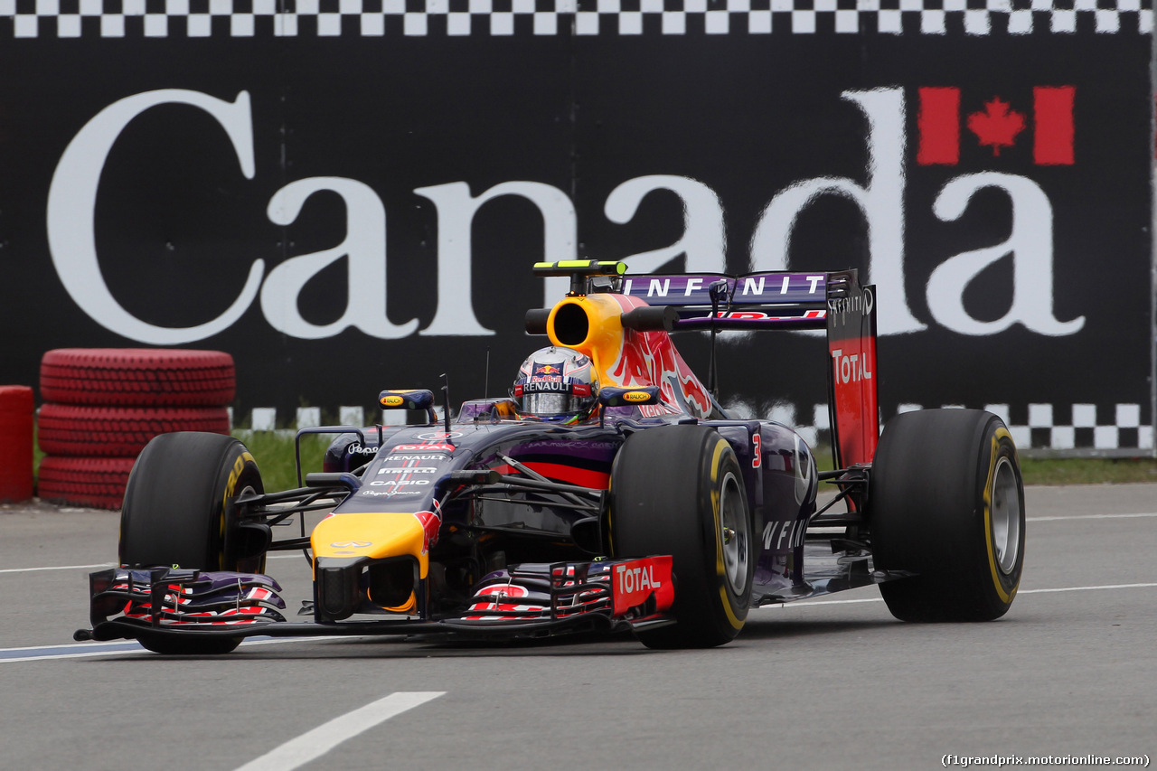 GP CANADA, 06.06.2014- Prove Libere 2,Daniel Ricciardo (AUS) Red Bull Racing RB10
