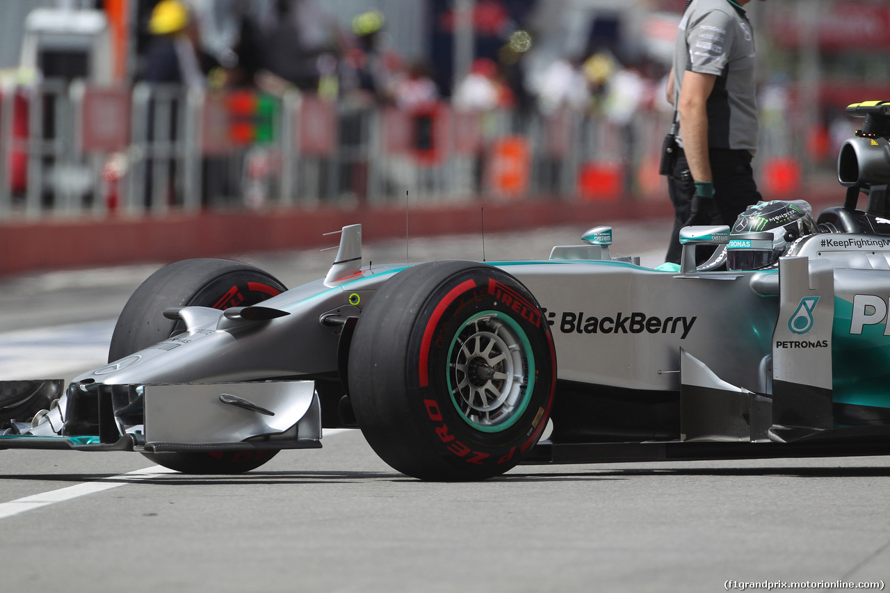 GP CANADA, 06.06.2014- Prove Libere 2, Nico Rosberg (GER) Mercedes AMG F1 W05