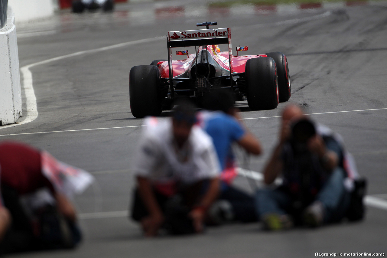GP CANADA, 06.06.2014- Prove Libere 2, Fernando Alonso (ESP) Ferrari F14-T