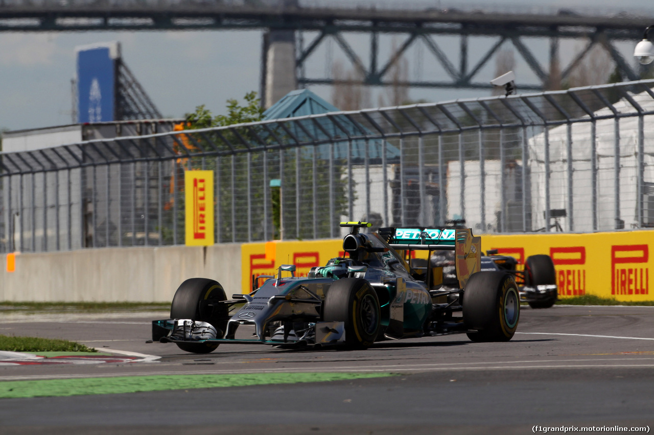GP CANADA, 06.06.2014- Prove Libere 2, Nico Rosberg (GER) Mercedes AMG F1 W05