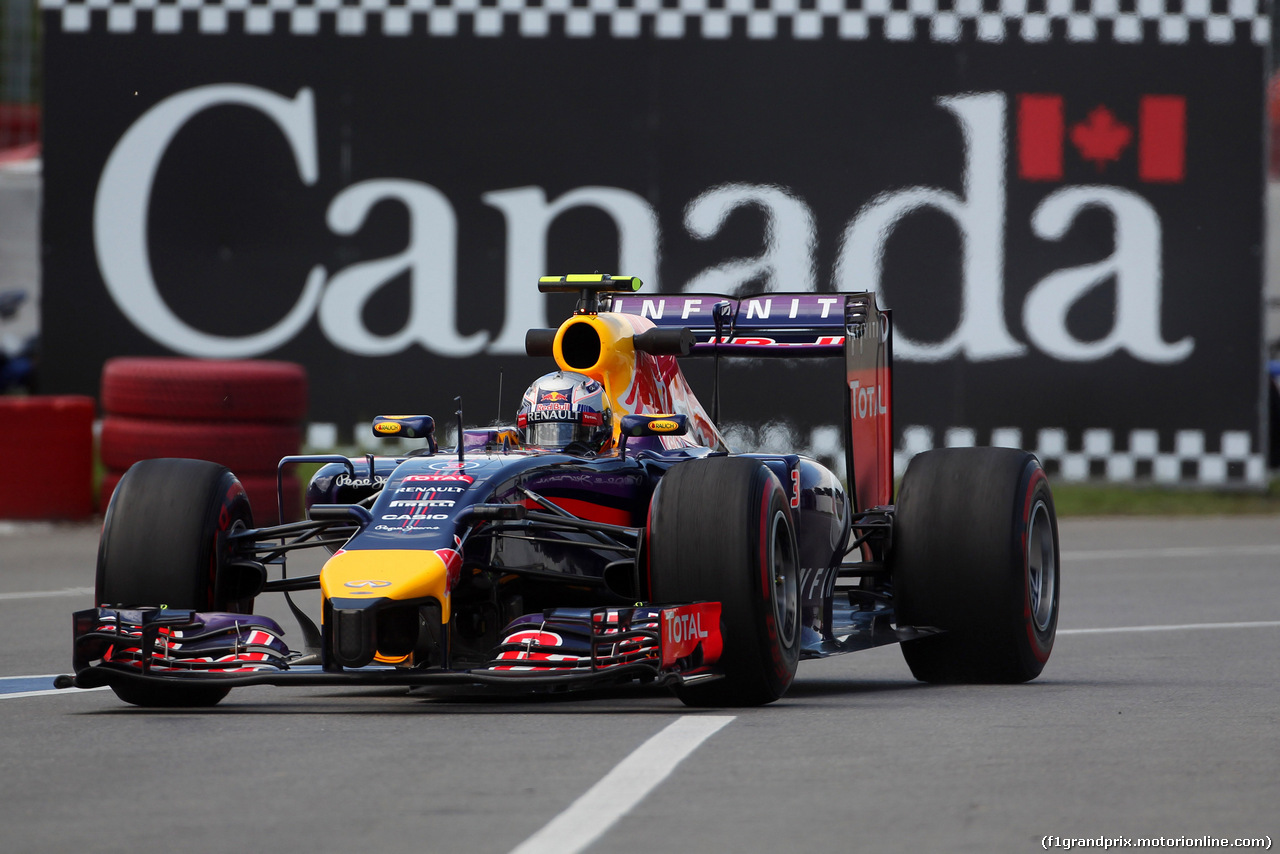 GP CANADA, 06.06.2014- Prove Libere 2,Daniel Ricciardo (AUS) Red Bull Racing RB10