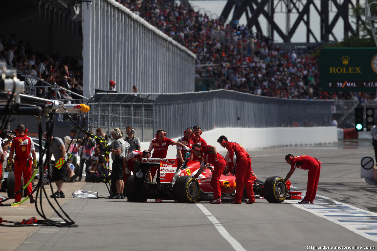 GP CANADA, 06.06.2014- Prove Libere 2, Kimi Raikkonen (FIN) Ferrari F14-T