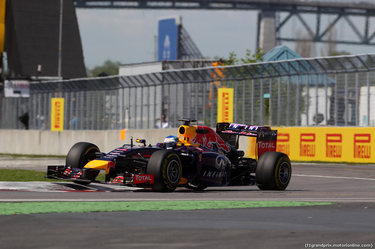 GP CANADA, 06.06.2014- Prove Libere 2, Sebastian Vettel (GER) Red Bull Racing RB10