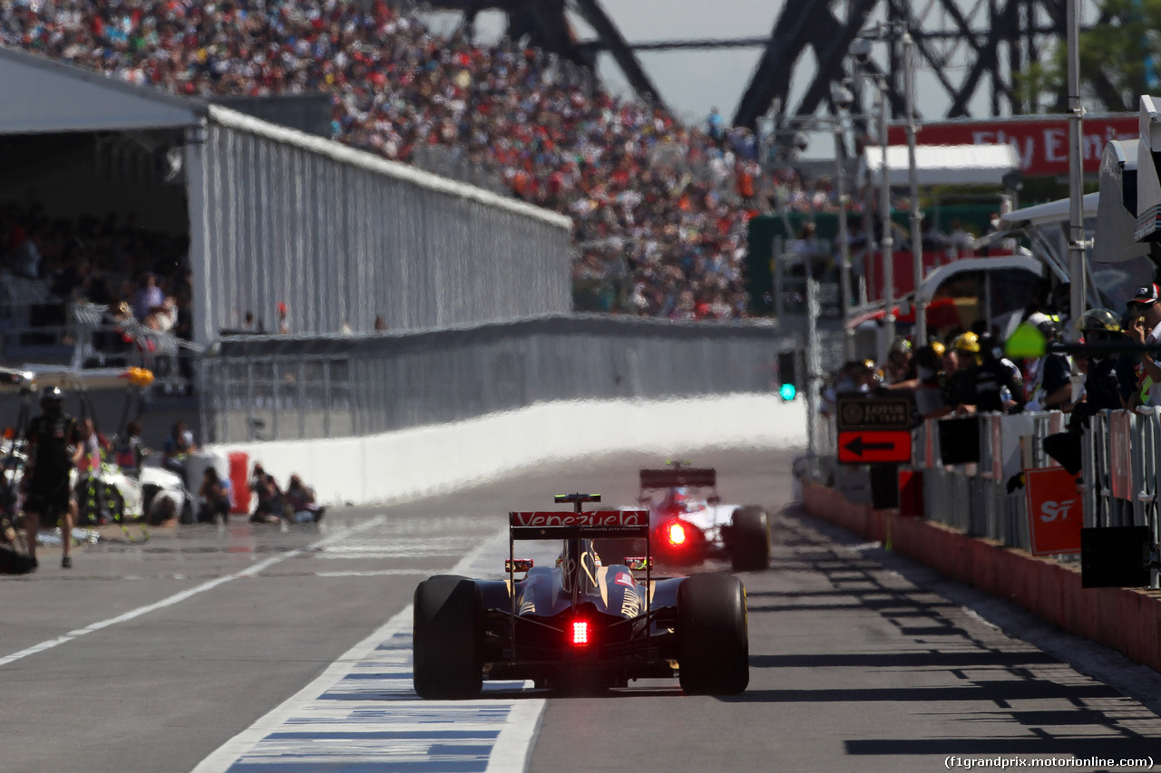 GP CANADA, 06.06.2014- Prove Libere 2, Pastor Maldonado (VEN) Lotus F1 Team E22