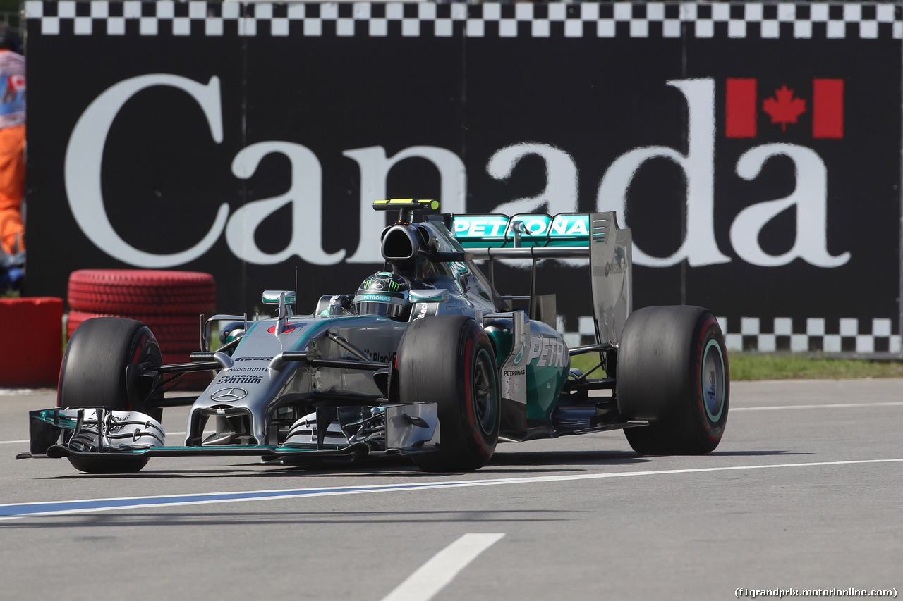 GP CANADA, 06.06.2014- Prove Libere 2, Nico Rosberg (GER) Mercedes AMG F1 W05