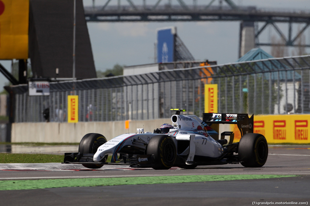 GP CANADA, 06.06.2014- Prove Libere 2, Valtteri Bottas (FIN) Williams F1 Team FW36