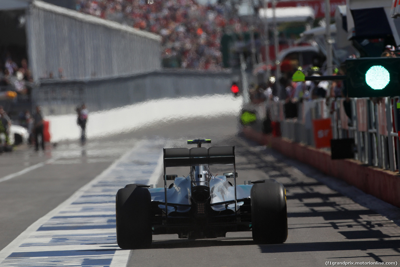 GP CANADA, 06.06.2014- Prove Libere 2, Nico Rosberg (GER) Mercedes AMG F1 W05