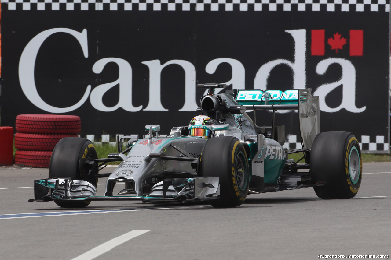 GP CANADA, 06.06.2014- Prove Libere 2, Lewis Hamilton (GBR) Mercedes AMG F1 W05