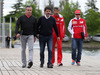 GP CANADA, 06.06.2014- (L-R) Carlos Sainz (ESP) Ex WRC Champion, Luis Garcia Abad (ESP), manager of Fernando Alonso (ESP) e Fernando Alonso (ESP) Ferrari F14-T