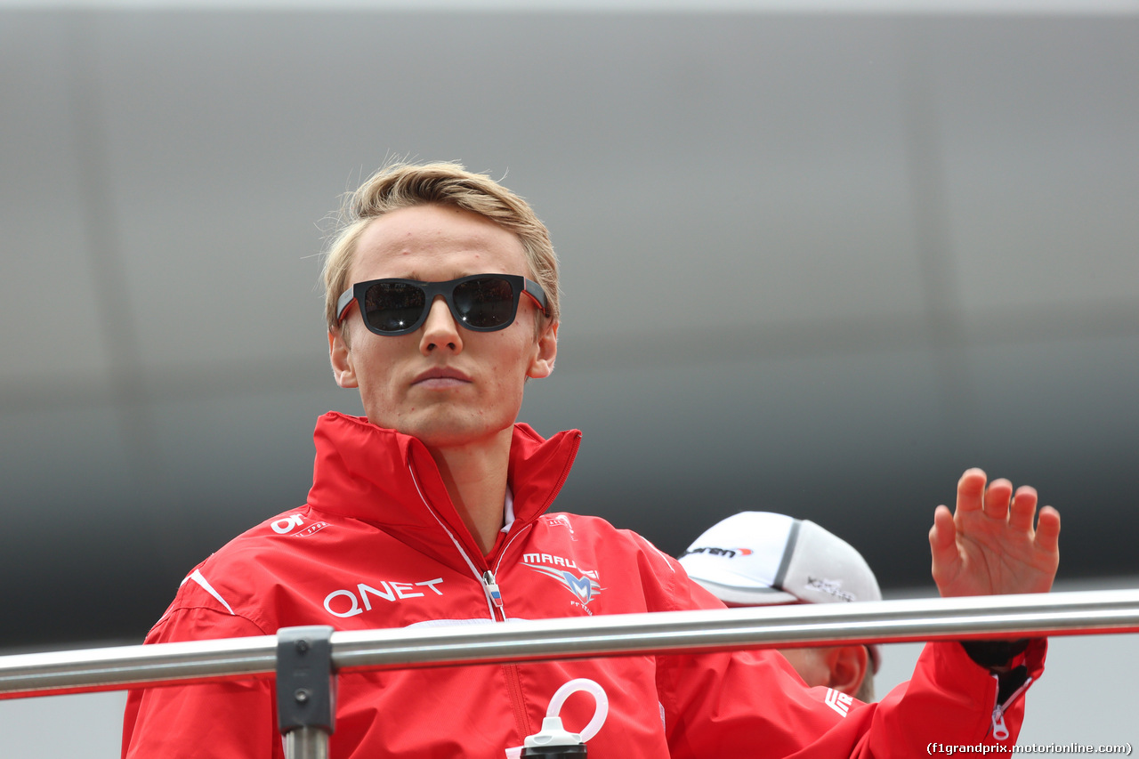 GP CINA, 20.04.2014- Drivers parade, Max Chilton (GBR), Marussia F1 Team MR03