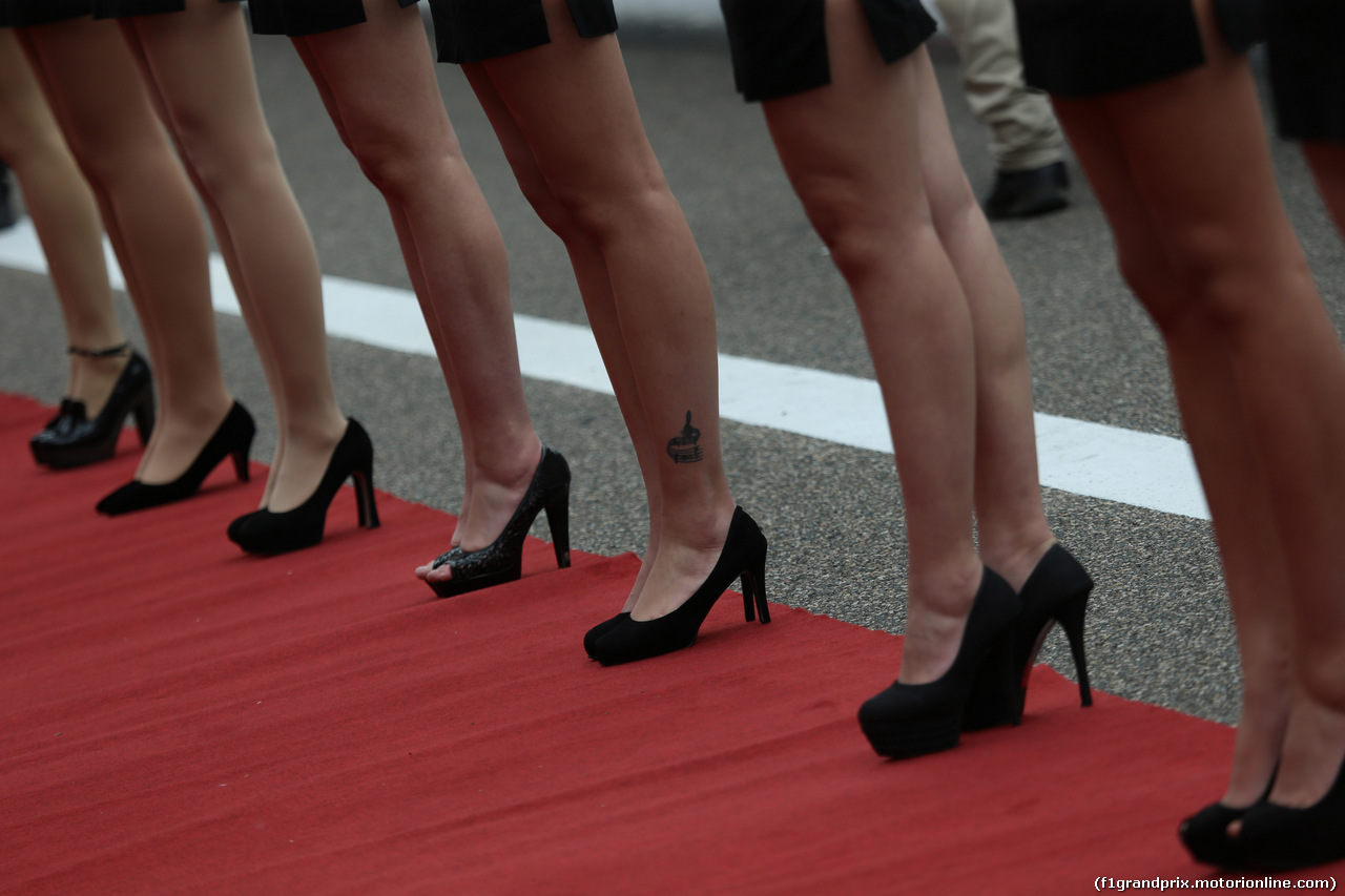 GP CINA, 20.04.2014- Drivers parade, Atmosphere