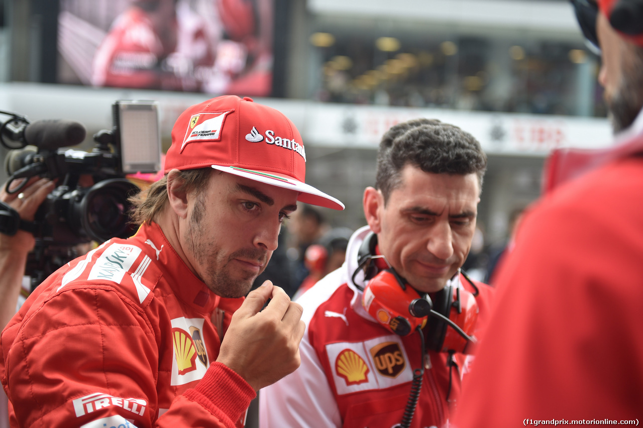 GP CINA, 20.04.2014- Gara, Fernando Alonso (ESP) Ferrari F14T