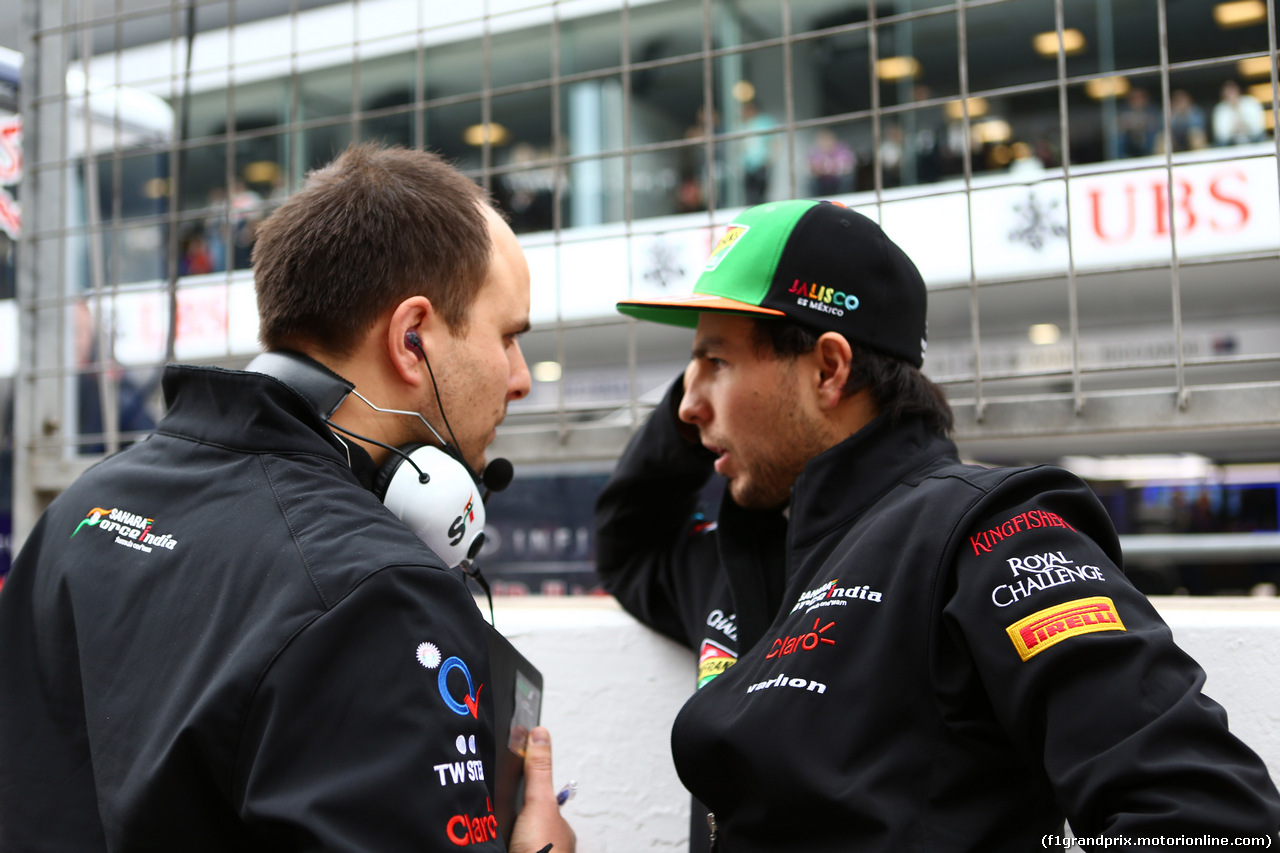 GP CINA, 20.04.2014- Gara, Sergio Perez (MEX) Sahara Force India F1 Team VJM07