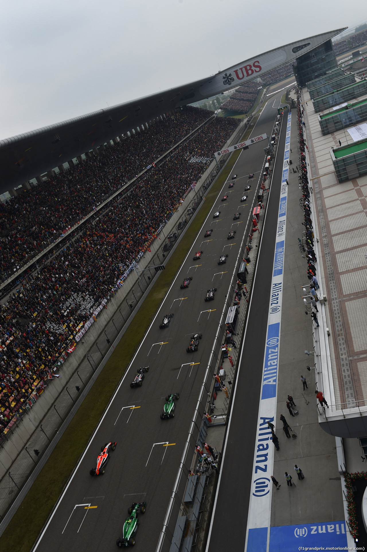 GP CINA, 20.04.2014- Gara, Start of the race