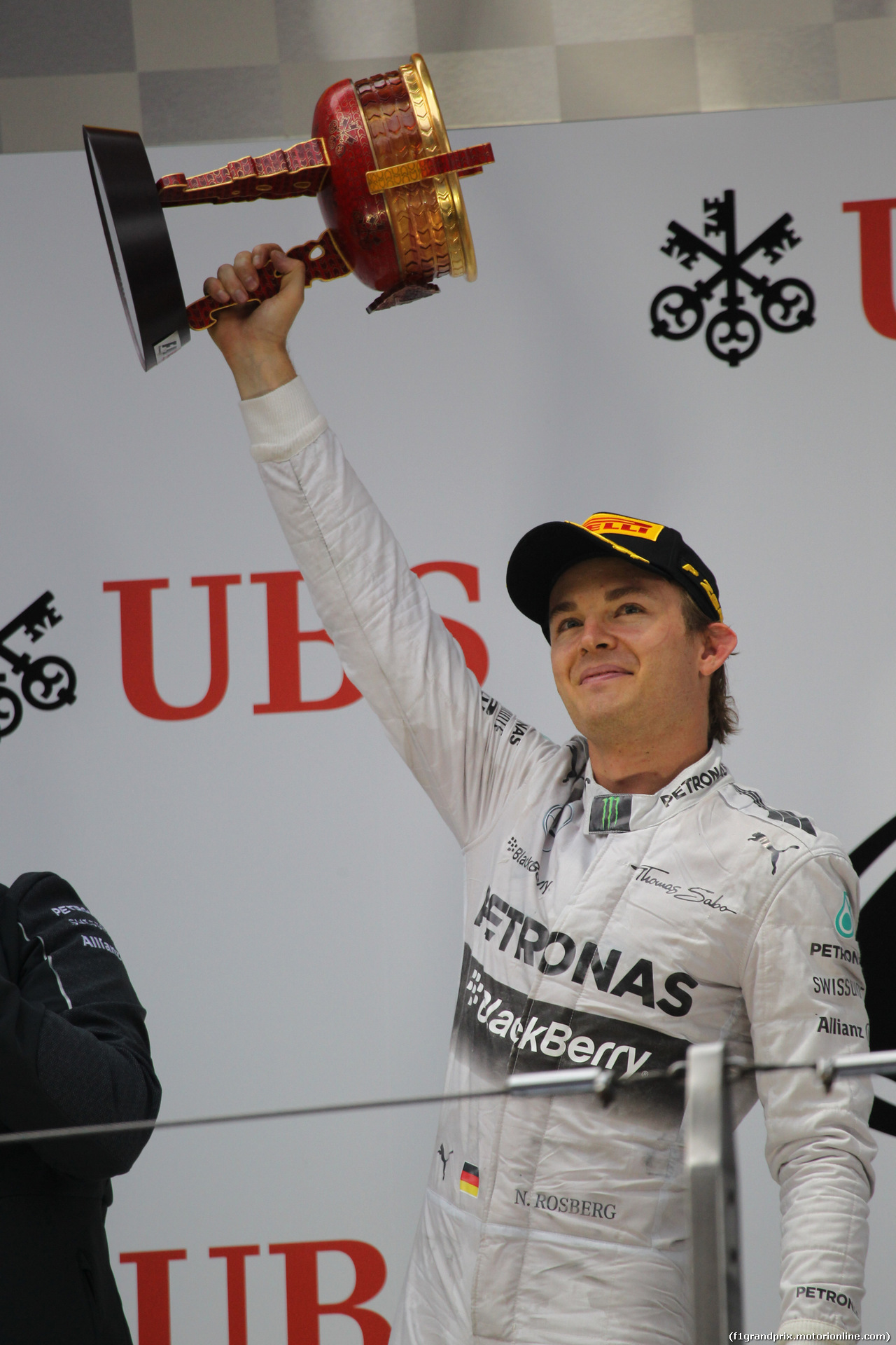 GP CINA, 20.04.2014- Podium, winner Lewis Hamilton (GBR) Mercedes AMG F1 W05, 2nd Nico Rosberg (GER) Mercedes AMG F1 W05, 3rd Fernando Alonso (ESP) Ferrari F14T