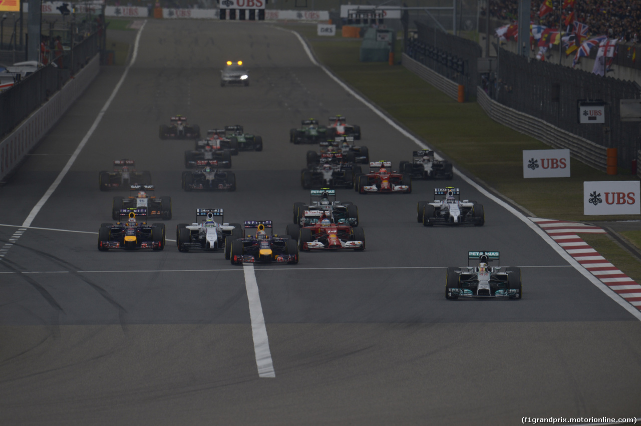 GP CINA, 20.04.2014- The Start of the race