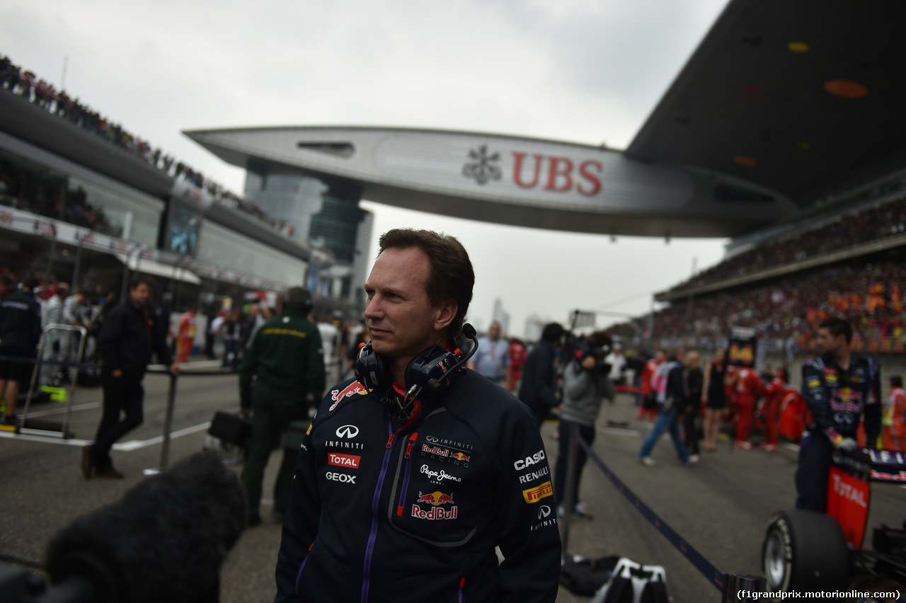 GP CINA, 20.04.2014-  Christian Horner (GBR), Red Bull Racing, Sporting Director