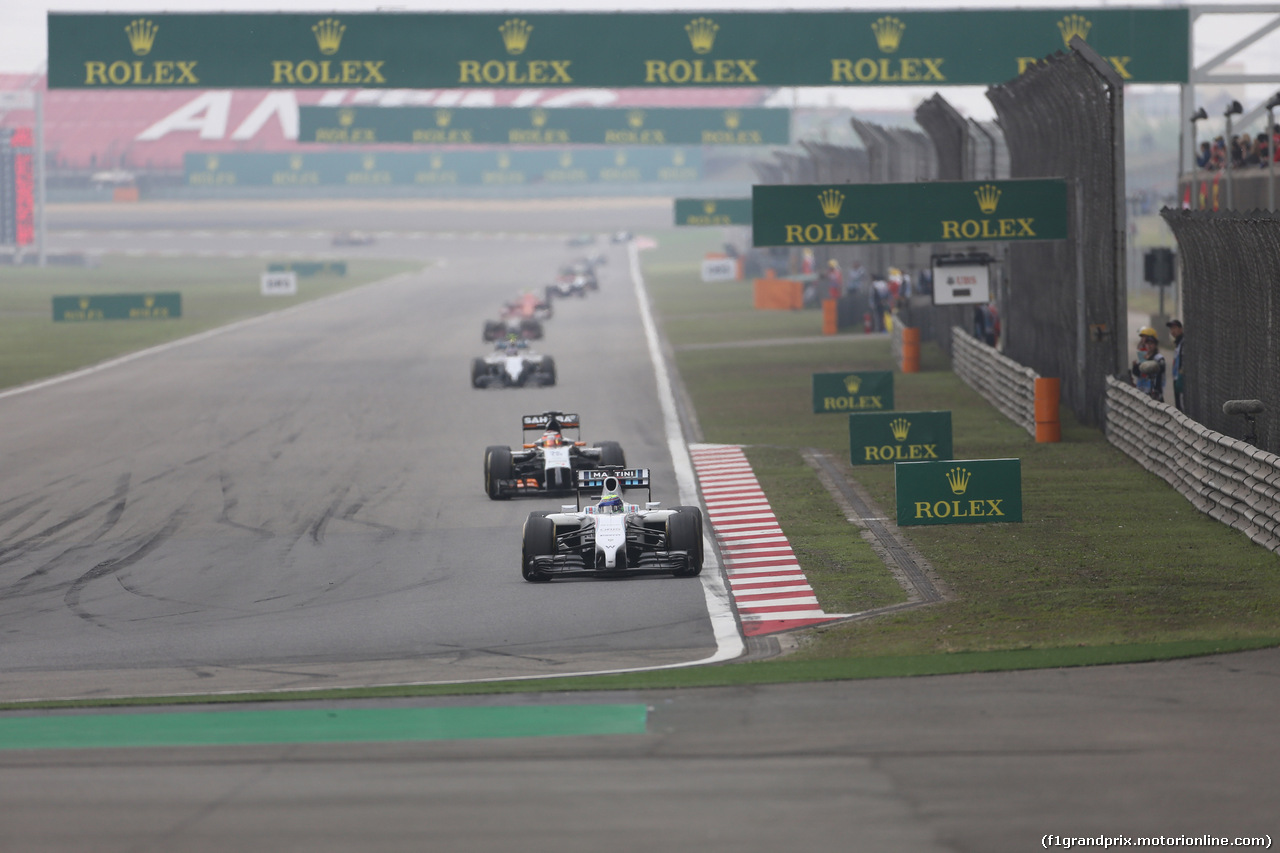 GP CINA, 20.04.2014- Gara, Felipe Massa (BRA) Williams F1 Team FW36