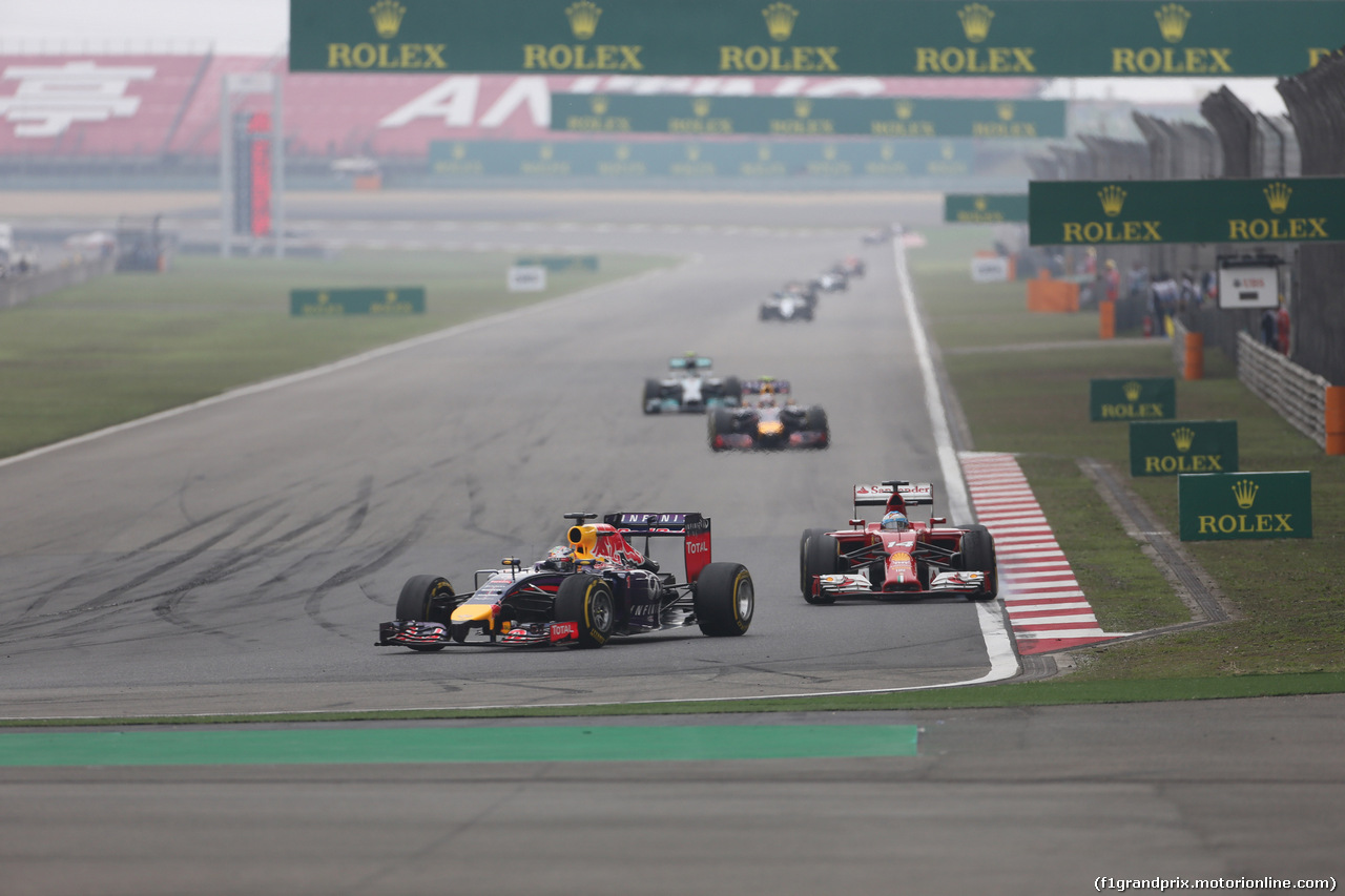 GP CINA, 20.04.2014- Gara, Sebastian Vettel (GER) Infiniti Red Bull Racing RB10