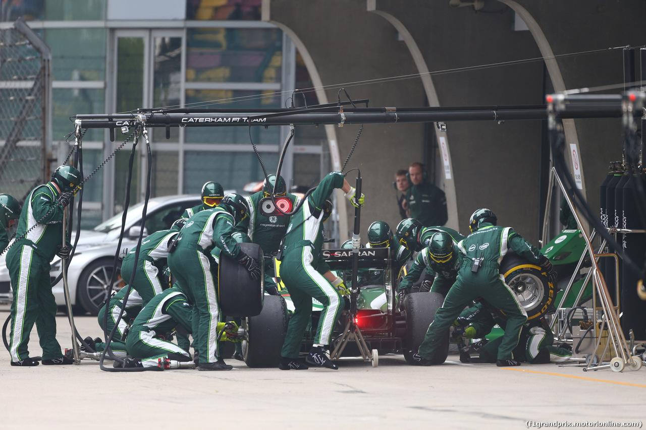 GP CINA, 20.04.2014- Gara, Kamui Kobayashi (JPN) Caterham F1 Team CT05