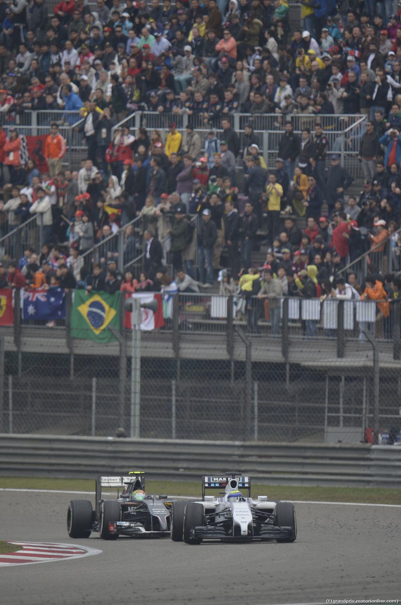GP CINA, 20.04.2014- Gara, Felipe Massa (BRA) Williams F1 Team FW36