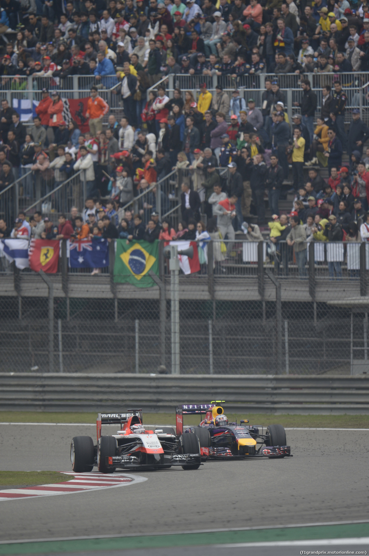 GP CINA, 20.04.2014- Gara, Jules Bianchi (FRA) Marussia F1 Team MR03