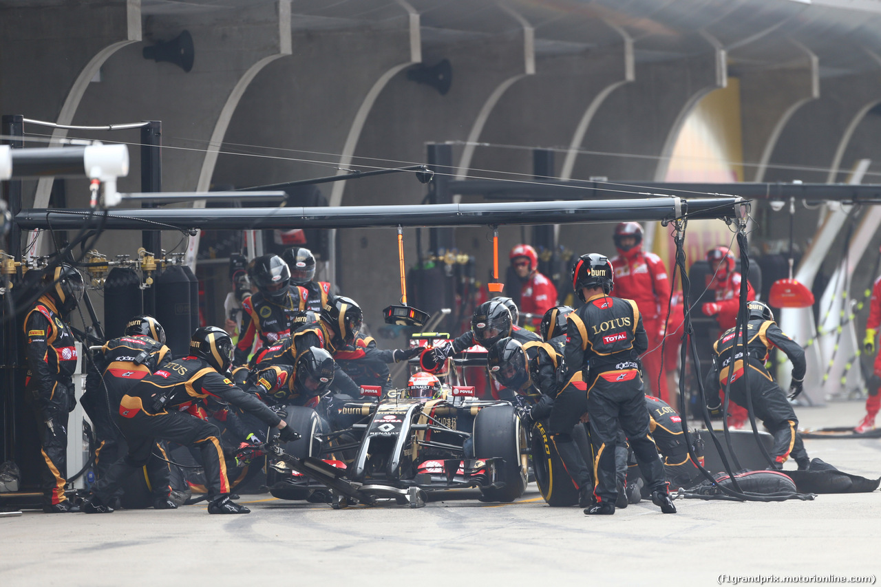 GP CINA, 20.04.2014- Gara, Pastor Maldonado (VEN) Lotus F1 Team, E22