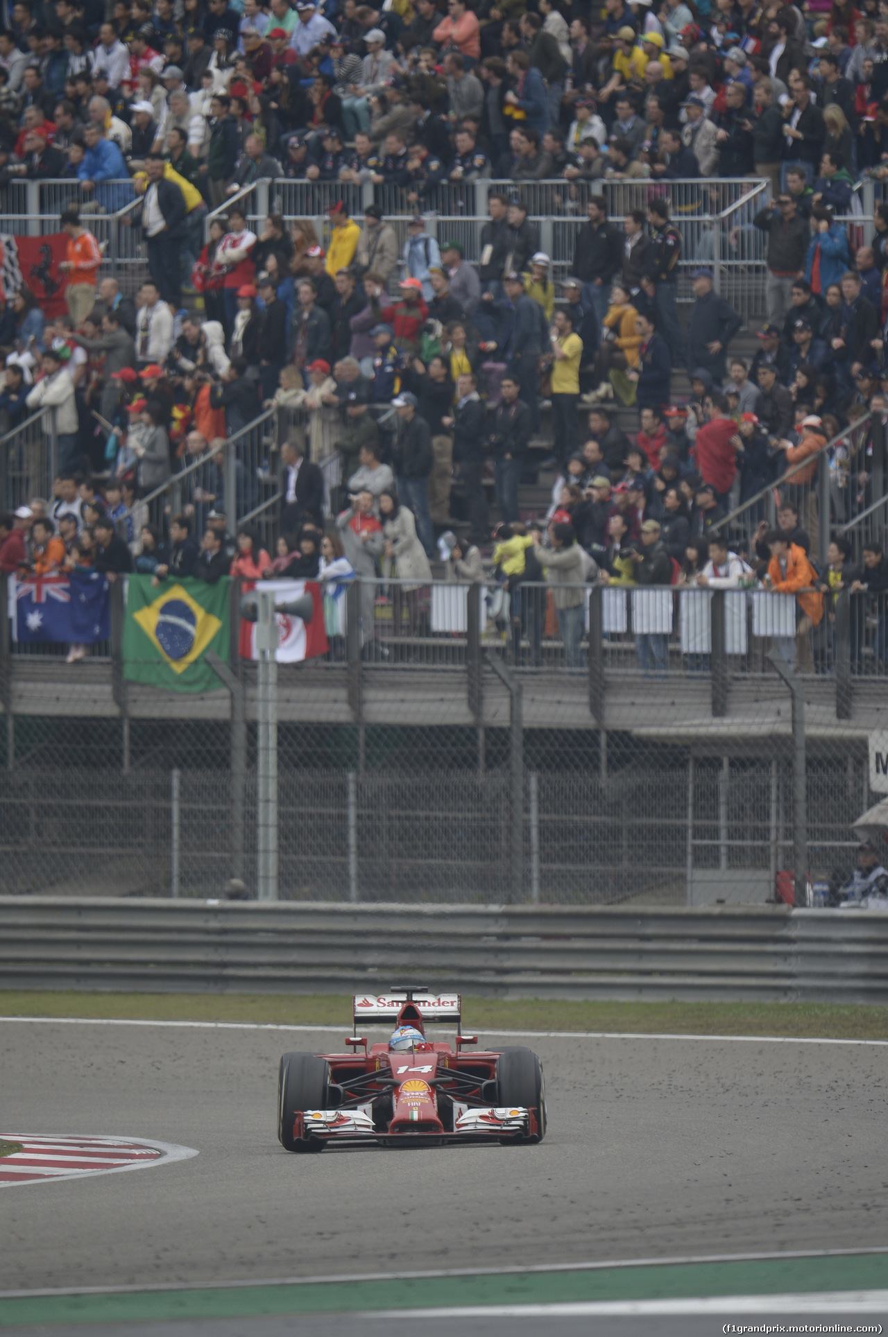 GP CINA, 20.04.2014- Gara, Fernando Alonso (ESP) Ferrari F14T