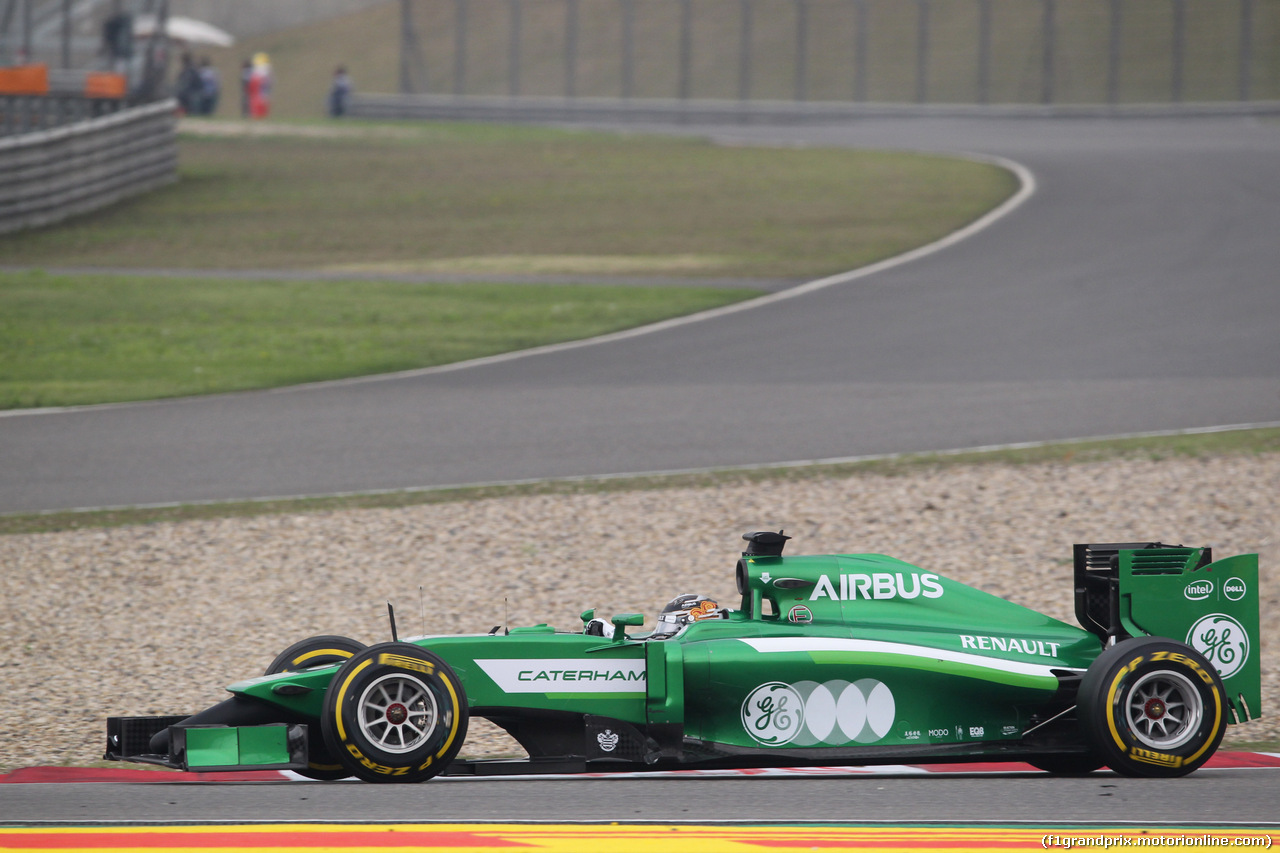 GP CINA, 20.04.2014- Gara, Kamui Kobayashi (JPN) Caterham F1 Team CT05