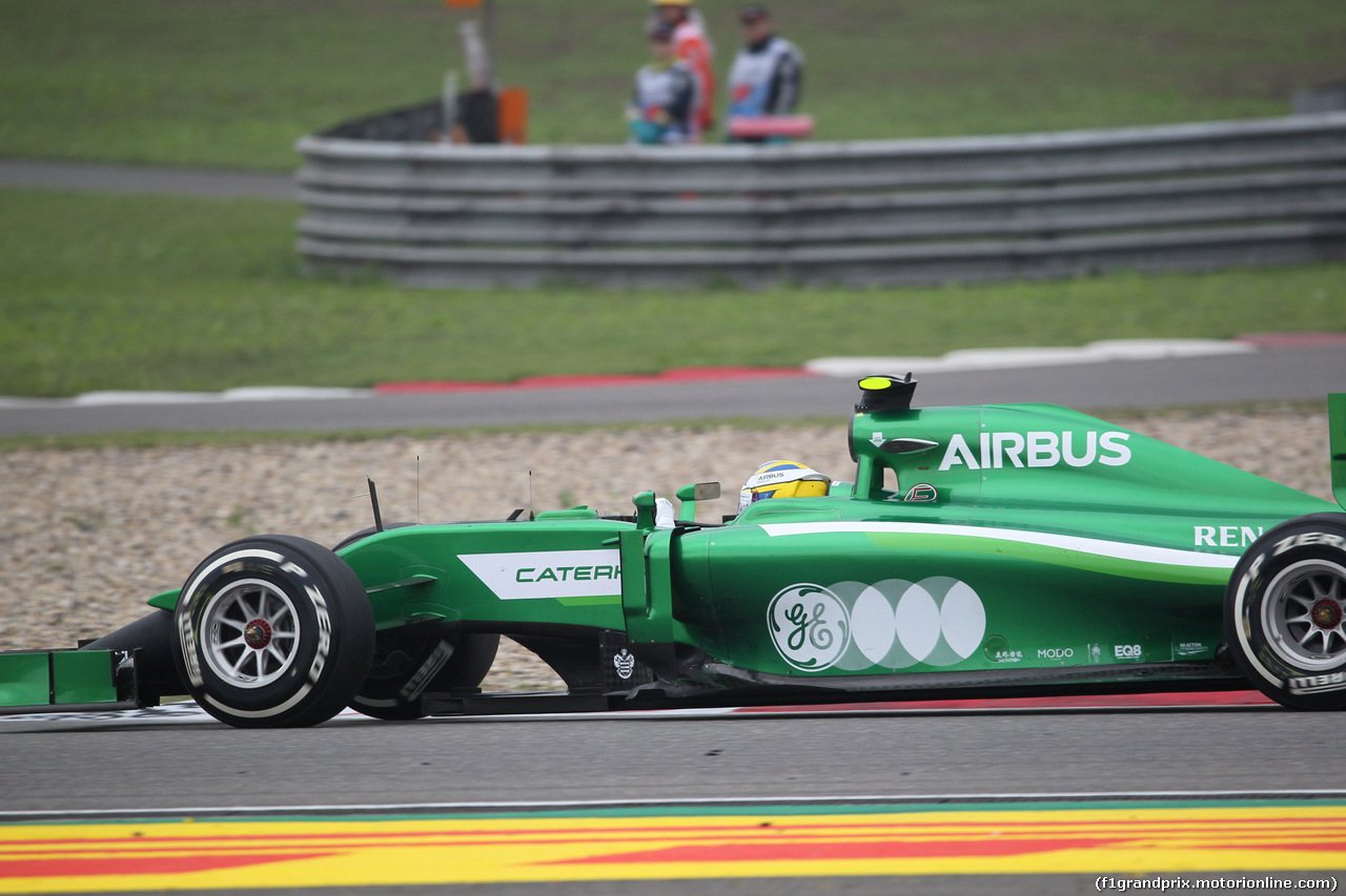 GP CINA, 20.04.2014- Gara, Marcus Ericsson (SWE) Caterham F1 Team CT-04