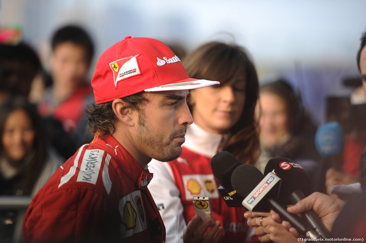 GP CINA, 20.04.2014- Fernando Alonso (ESP) Ferrari F14T