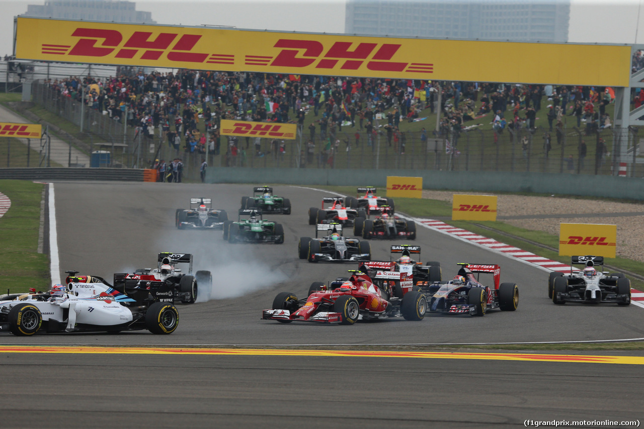 GP CINA, 20.04.2014- Gara, Kimi Raikkonen (FIN) Ferrari F14T