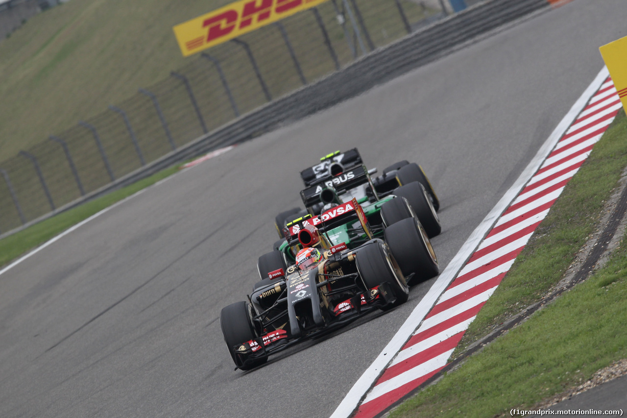 GP CINA, 20.04.2014- Gara, Pastor Maldonado (VEN) Lotus F1 Team, E22