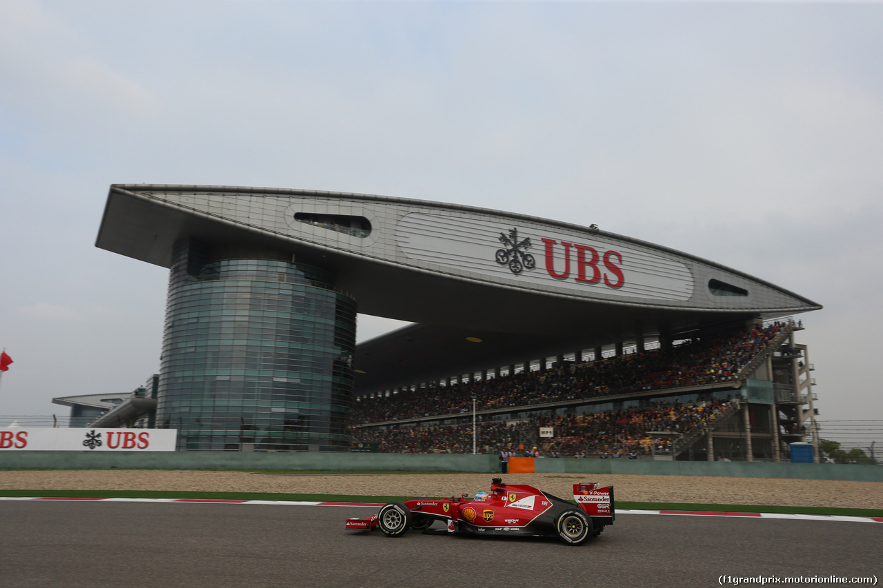 GP CINA, 20.04.2014- Gara, Fernando Alonso (ESP) Ferrari F14T