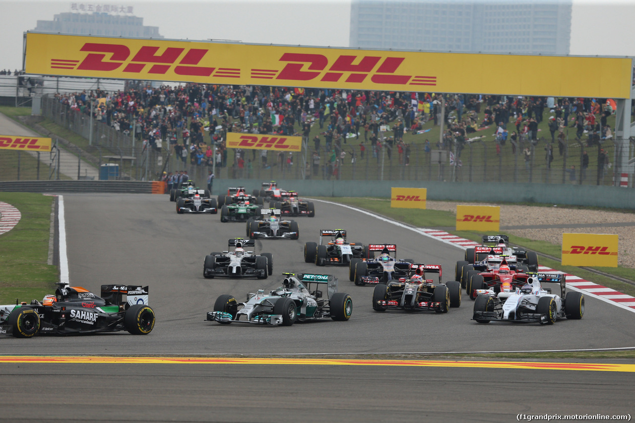 GP CINA, 20.04.2014- Nico Rosberg (GER) Mercedes AMG F1 W05