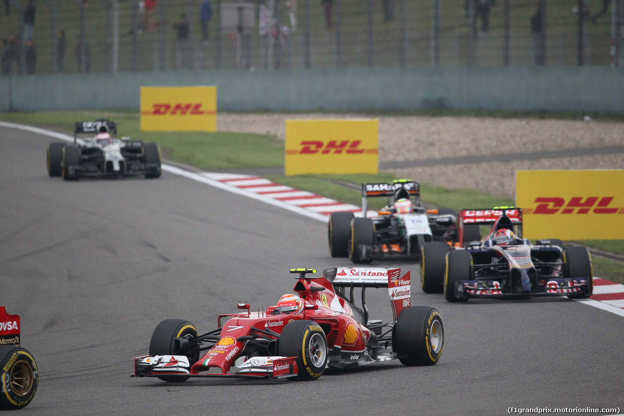 GP CINA, 20.04.2014- Gara, Kimi Raikkonen (FIN) Ferrari F14T