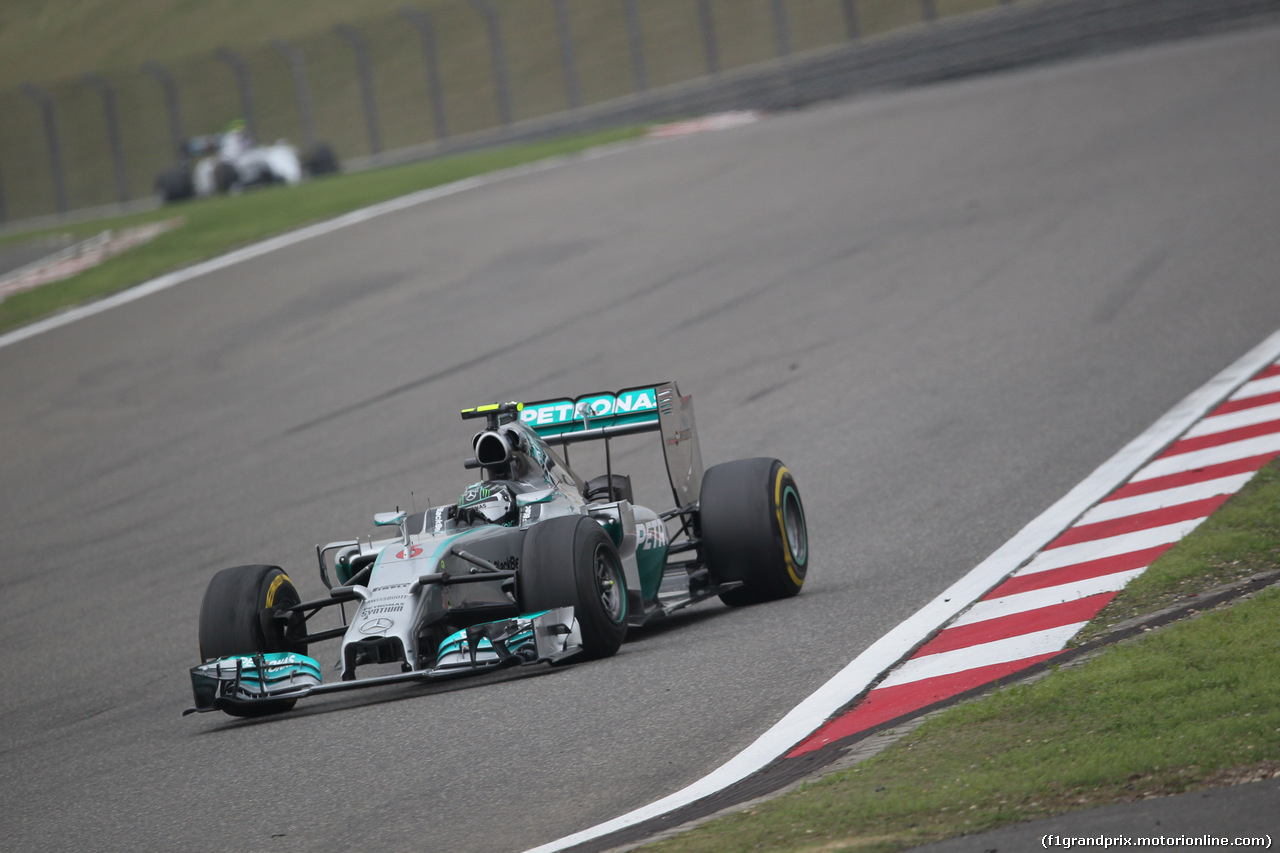 GP CINA, 20.04.2014- Nico Rosberg (GER) Mercedes AMG F1 W05