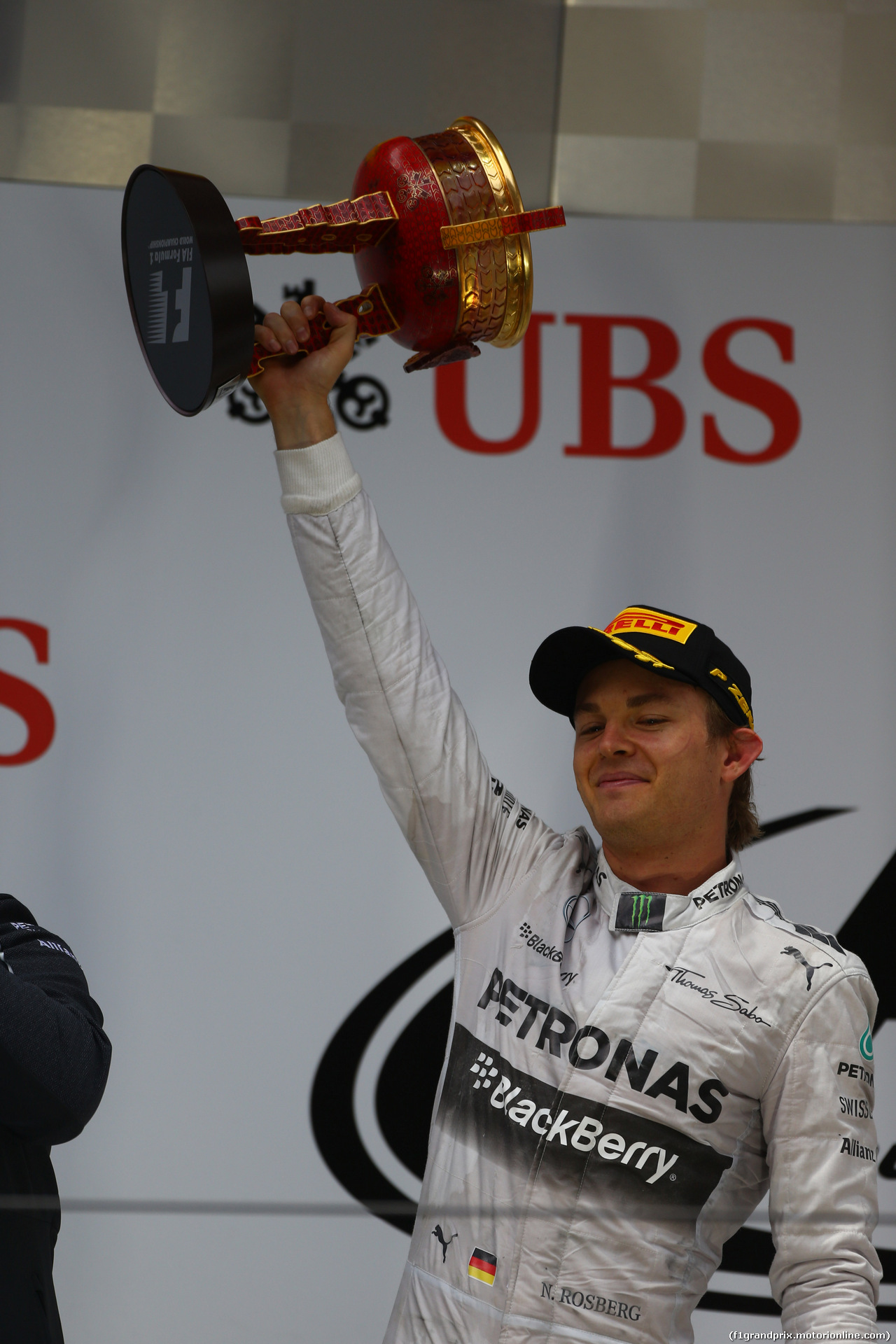 GP CINA, 20.04.2014- Podium, 2nd Nico Rosberg (GER) Mercedes AMG F1 W05