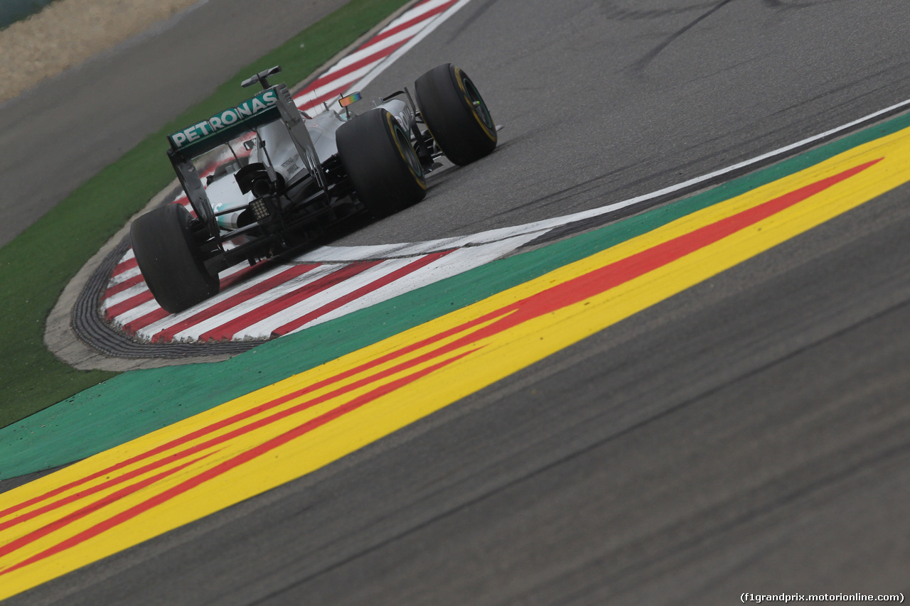 GP CINA, 20.04.2014- Gara, Lewis Hamilton (GBR) Mercedes AMG F1 W05 out of the track