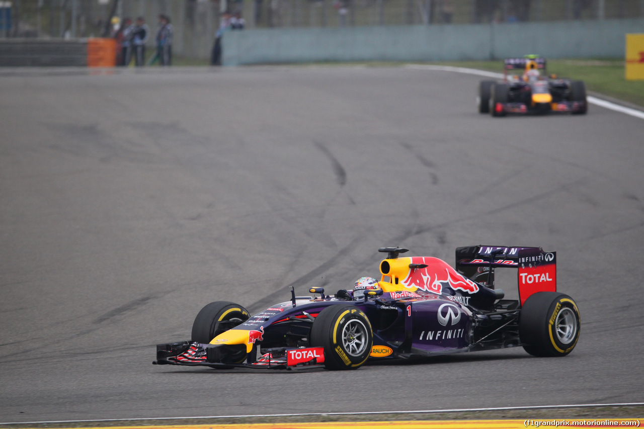 GP CINA, 20.04.2014- Gara, Sebastian Vettel (GER) Infiniti Red Bull Racing RB10